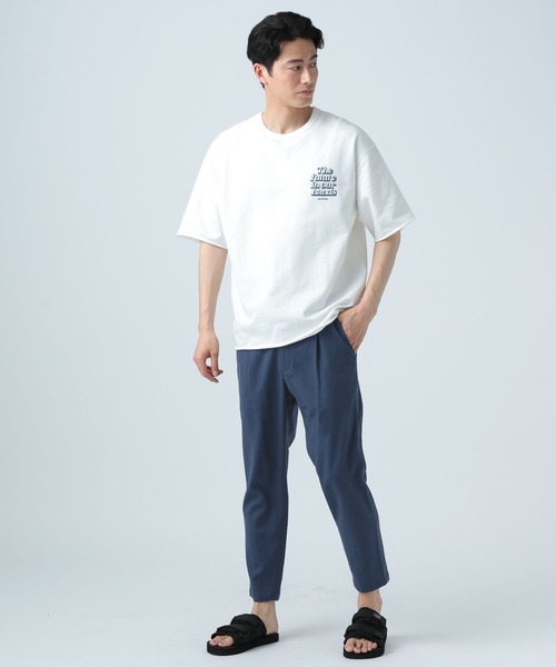 BAYFLOW(ベイフロー)の「リネンスリムテーパードパンツ(その他パンツ・メンズ・チャコール/カーキ/アイボリー/ブルー・SMALL/MEDIUM/LARGE)」の16枚目の写真