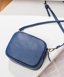 【MAISON BREEZE】フェイクレザーコンパクトショルダーバッグ KNF
