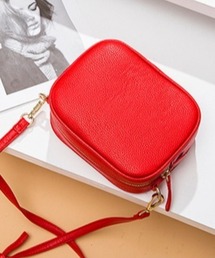【MAISON BREEZE】フェイクレザーコンパクトショルダーバッグ KNF