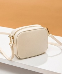 【MAISON BREEZE】フェイクレザーコンパクトショルダーバッグ KNF