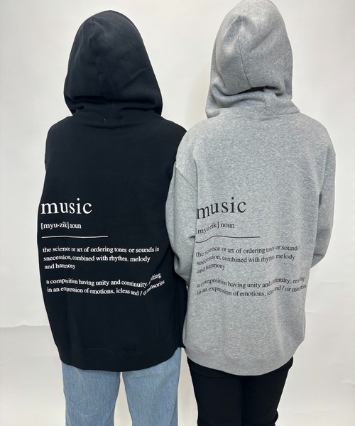 Alite cloth(アリーテクロス)の「バックメッセージプリントフルジップパーカー(パーカー・レディース・ブラック/オートミール/グレー/ブラウン/ネイビー・XL/M/2XL/L)」の1枚目の写真