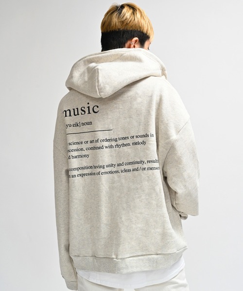 Alite cloth(アリーテクロス)の「バックメッセージプリントフルジップパーカー(パーカー・レディース・ブラック/オートミール/グレー/ブラウン/ネイビー・XL/M/2XL/L)」の21枚目の写真