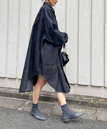 Jewelobe | ビッグシルエットデニムシャツワンピース(ワンピース)