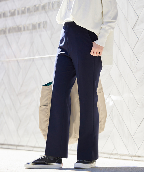 JOURNAL STANDARD(ジャーナルスタンダード)の「《追加》ダブルクロススリムパンツ(スラックス・レディース・ブラック/ネイビー・38/36/40)」の14枚目の写真