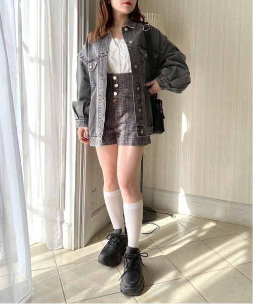 OLIVE des OLIVE(オリーブデオリーブ)の「レース衿ブラウス(シャツ/ブラウス・レディース・ブラック/オフホワイト/サックスブルー・FREE)」の11枚目の写真