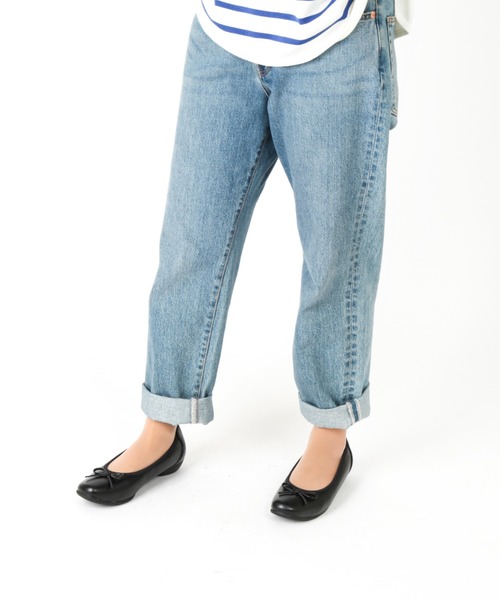 AcureZ（アキュアーズ）の「リボンバレエ「母趾にやさしいパンプス」（パンプス・レディース・ブラック系その他/ブラック/ベージュ/ブラック系その他2/レッド/ネイビー・23.5cm/21.5cm/22.0cm/25.0cm/22.5cm/23.0cm/24.5cm/24.0cm）」の7枚目の写真