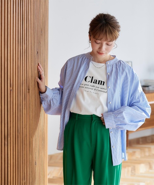 titivate(ティティベイト)の「ロゴプリントロングスリーブTシャツ(Tシャツ/カットソー・レディース・ホワイト系その他/グレー系その他/ホワイト系その他2/ホワイト系その他3・FREE)」の2枚目の写真