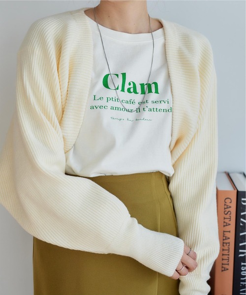 titivate(ティティベイト)の「ロゴプリントロングスリーブTシャツ(Tシャツ/カットソー・レディース・ホワイト系その他/グレー系その他/ホワイト系その他2/ホワイト系その他3・FREE)」の3枚目の写真