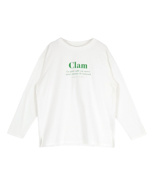 titivate(ティティベイト)の「ロゴプリントロングスリーブTシャツ(Tシャツ/カットソー・レディース・ホワイト系その他/グレー系その他/ホワイト系その他2/ホワイト系その他3・FREE)」の8枚目の写真