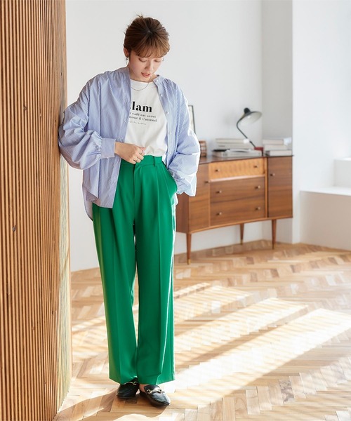 titivate(ティティベイト)の「ロゴプリントロングスリーブTシャツ(Tシャツ/カットソー・レディース・ホワイト系その他/グレー系その他/ホワイト系その他2/ホワイト系その他3・FREE)」の11枚目の写真