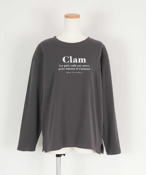titivate(ティティベイト)の「ロゴプリントロングスリーブTシャツ(Tシャツ/カットソー・レディース・ホワイト系その他/グレー系その他/ホワイト系その他2/ホワイト系その他3・FREE)」の6枚目の写真