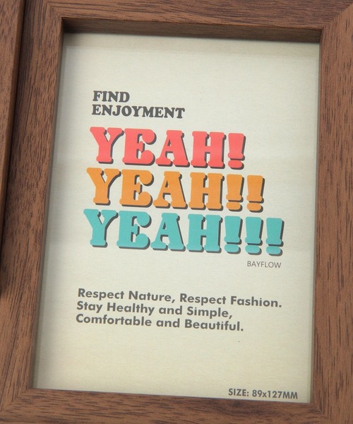 BAYFLOW(ベイフロー)の「BFファミリーフレーム6(フォトフレーム・レディース・ブラウン・0)」の8枚目の写真