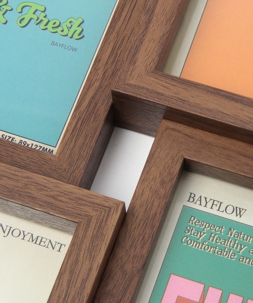 BAYFLOW(ベイフロー)の「BFファミリーフレーム6(フォトフレーム・レディース・ブラウン・0)」の7枚目の写真