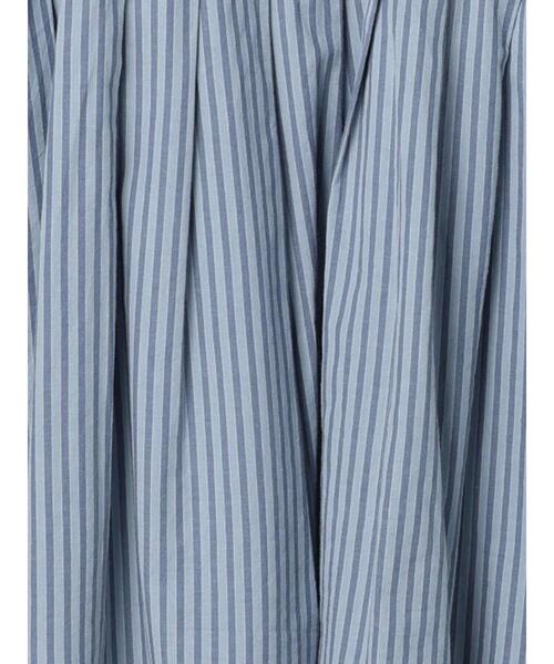 Samansa Mos2（サマンサ モスモス）の「柄アソートタック切替チュニック（シャツ/ブラウス・レディース・オフホワイト/ミント/ブルー/ベージュ/ブラック・ﾌﾘ-）」の12枚目の写真