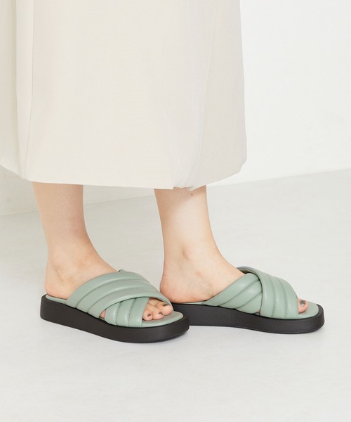 ORiental TRaffic(オリエンタルトラフィック)の「■パデットコンフォートサンダル/31229(サンダル・レディース・ブラック/ブルー/ホワイト・S/M/L/LL)」の11枚目の写真