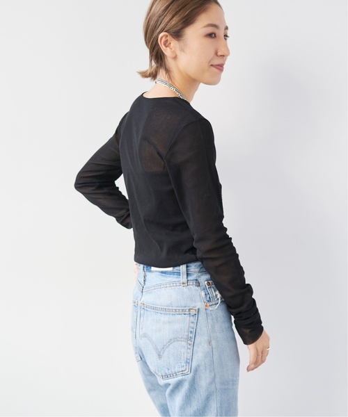 plage（プラージュ）の「《追加》Mesh Sheer ロンT 3（Tシャツ