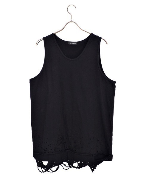 CIVARIZE（シヴァーライズ）の「『CIVARIZE/シヴァーライズ』フェイクレイヤードタンクトップ（タンクトップ・メンズ・ブラック×レッド/ブラック/ブラック×ホワイト/A・FREE）」の19枚目の写真