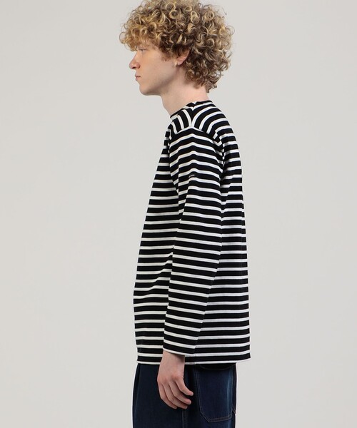 SAINT JAMES - SAINT JAMES OUESSANT コットンボートネックプルオーバー SAINT JAMES OUESSANT SOLID コットン ボートネックプルオーバー