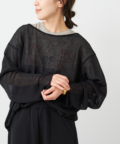 プラージュ PlageLi/Ny SIMPLE プルオーバーブラックフリーサイズ plage（プラージュ）の「《追加》Li/Ny SIMPLE プルオーバー