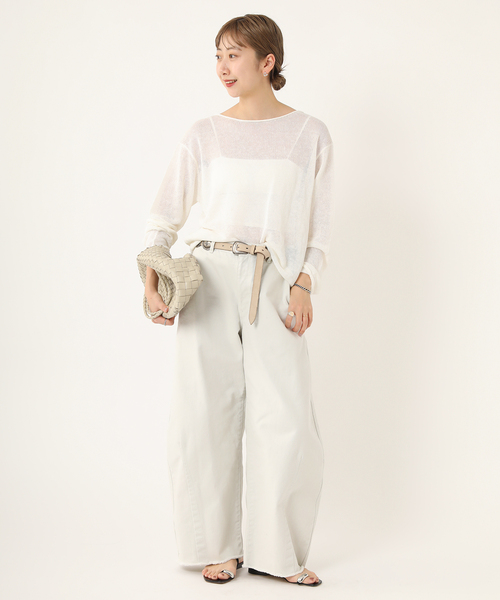 plage♡linen mix looseプルオーバー プラージュ Plage linen mix loose プルオーバー （ベージュ