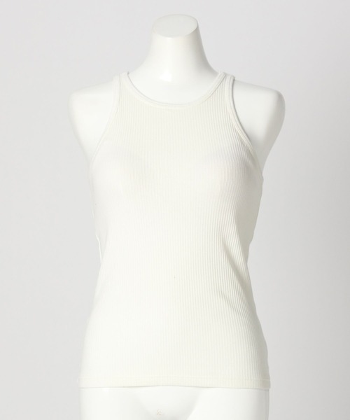 bijorie（ビジュリィ）の「【bijorie】カップ付きアメスリ／NEW BASIC series 23S（タンクトップ・レディース・チャコールグレー/オフホワイト/レッド・MEDIUM/LARGE/LG）」の16枚目の写真