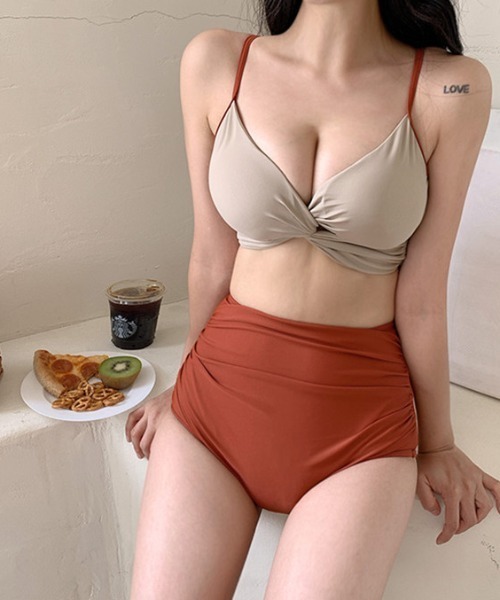 REBALANCE（リバランス）の「ハイウェストビキニ（水着・レディース・B/A/C・MEDIUM/LARGE/X-LARGE）」の16枚目の写真