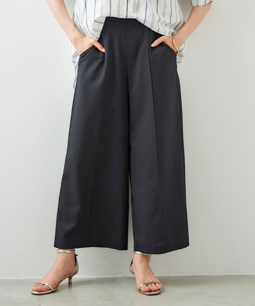 le.coeur blanc（ルクールブラン）の「リネンライクワイドクロップドパンツ（その他パンツ・レディース・ライトベージュ/サックスブルー/ブラック・38/36）」の22枚目の写真