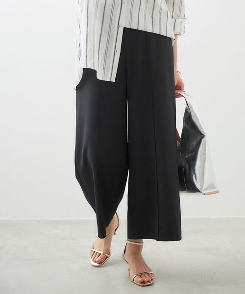 le.coeur blanc（ルクールブラン）の「リネンライクワイドクロップドパンツ（その他パンツ・レディース・ライトベージュ/サックスブルー/ブラック・38/36）」の19枚目の写真