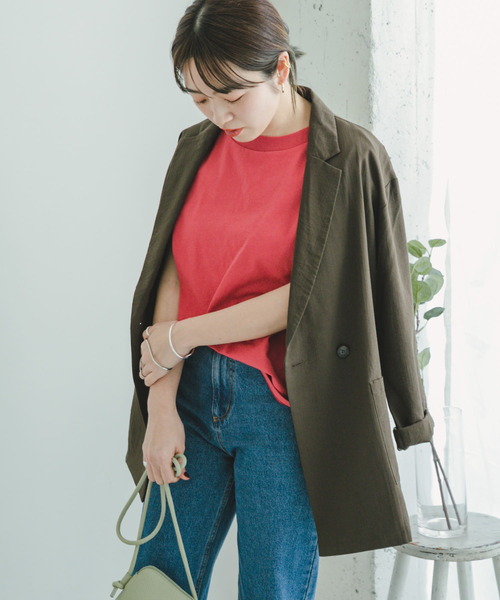 ITEMS URBANRESEARCH（アイテムズ アーバンリサーチ）の「『UR TECH』クルーネックノースリーブTシャツ（Tシャツ/カットソー・レディース・ホワイト/レッド/ブラック/ブルー系その他・FREE）」の13枚目の写真