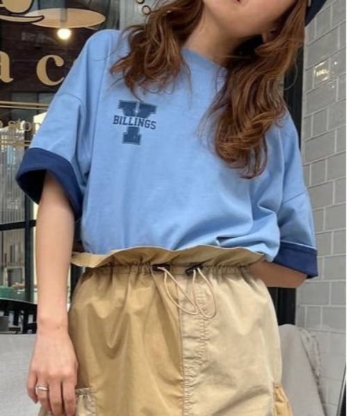 新品未使用タグ付今季niko and ... てぃらさんTシャツブルー 新品未使用タグ付今季niko and  てぃらさんTシャツブルー