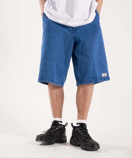 Dickies（ディッキーズ）の「Dickies/ディッキーズ DENIM MULTI-USE POCKET WORK SHORT（デニムパンツ・メンズ・サックスブルー/インディゴブルー・L/M）」の5枚目の写真