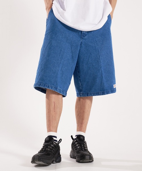 Dickies（ディッキーズ）の「Dickies/ディッキーズ DENIM MULTI-USE POCKET WORK SHORT（デニムパンツ・メンズ・サックスブルー/インディゴブルー・L/M）」の6枚目の写真