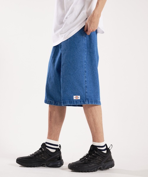 Dickies（ディッキーズ）の「Dickies/ディッキーズ DENIM MULTI-USE POCKET WORK SHORT（デニムパンツ・メンズ・サックスブルー/インディゴブルー・L/M）」の9枚目の写真