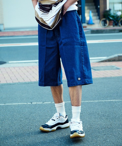 Dickies（ディッキーズ）の「Dickies/ディッキーズ DENIM MULTI-USE POCKET WORK SHORT（デニムパンツ・メンズ・サックスブルー/インディゴブルー・L/M）」の16枚目の写真