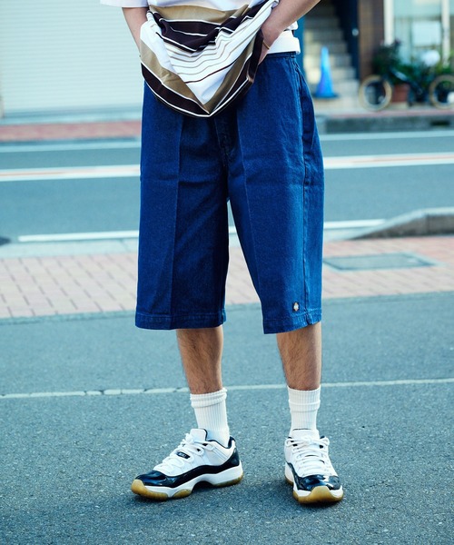 Dickies（ディッキーズ）の「Dickies/ディッキーズ DENIM MULTI-USE POCKET WORK SHORT（デニムパンツ・メンズ・サックスブルー/インディゴブルー・L/M）」の17枚目の写真