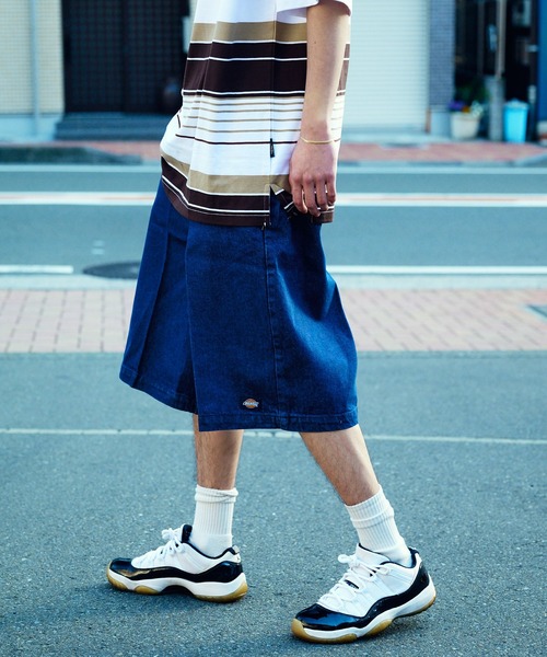 Dickies（ディッキーズ）の「Dickies/ディッキーズ DENIM MULTI-USE POCKET WORK SHORT（デニムパンツ・メンズ・サックスブルー/インディゴブルー・L/M）」の21枚目の写真