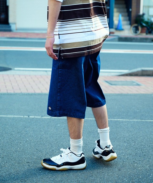 Dickies（ディッキーズ）の「Dickies/ディッキーズ DENIM MULTI-USE POCKET WORK SHORT（デニムパンツ・メンズ・サックスブルー/インディゴブルー・L/M）」の22枚目の写真