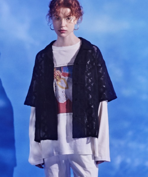 ROSE BUD（ローズバッド）の「(ROSE BUD pre)ハーフスリーブシャツジャケット（その他アウター）」 WEAR