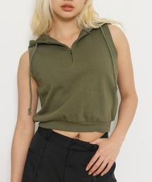LAGUA GEM（ラグアジェム）の「HOODIE NO SLEEVE トップス（その他