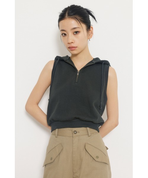 LAGUA GEM WASH HOODIE デニムトップス レディース : ZOZOTOWN