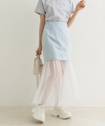 OLIVE des OLIVE | ミニスカート×チュールスカートSET(スカート)