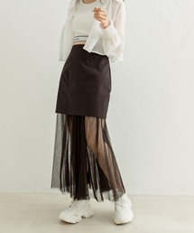 OLIVE des OLIVE | ミニスカート×チュールスカートSET(スカート)