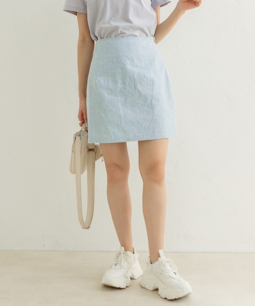 OLIVE des OLIVE（オリーブデオリーブ）の「ミニスカート×チュールスカートSET（スカート・レディース・ワンウォッシュ/オフホワイト/ブラック・FREE）」の14枚目の写真