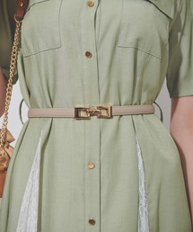 31 Sons de mode | ゴールドバックルスライドベルト(ベルト)