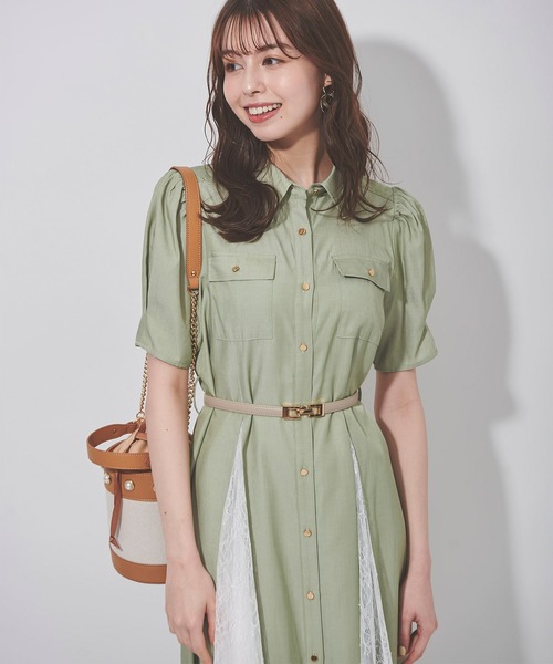 31 Sons de mode（トランテアン　ソン　ドゥ　モード）の「ゴールドバックルスライドベルト（ベルト・レディース・ベージュ/ブラック・フリー）」の3枚目の写真