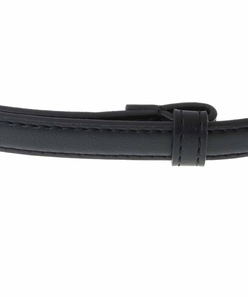 31 Sons de mode（トランテアン　ソン　ドゥ　モード）の「ゴールドバックルスライドベルト（ベルト・レディース・ベージュ/ブラック・フリー）」の12枚目の写真