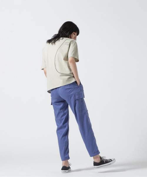 AVIREX（アヴィレックス）の「SWITCHING POCKET T-SHIRT/ スイッチングポケットTシャツ（Tシャツ/カットソー・レディース・ホワイト系2/オレンジ/ライトグリーン・S/M）」の7枚目の写真