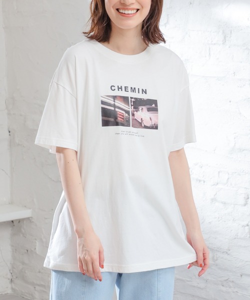 Honeys（ハニーズ）の「ゆるフォトプリントTシャツ（Tシャツ