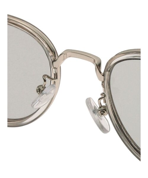 GYDA（ジェイダ）の「クリアフレームラウンドサングラス（サングラス・レディース・クリア/グレー・FREE）」の9枚目の写真