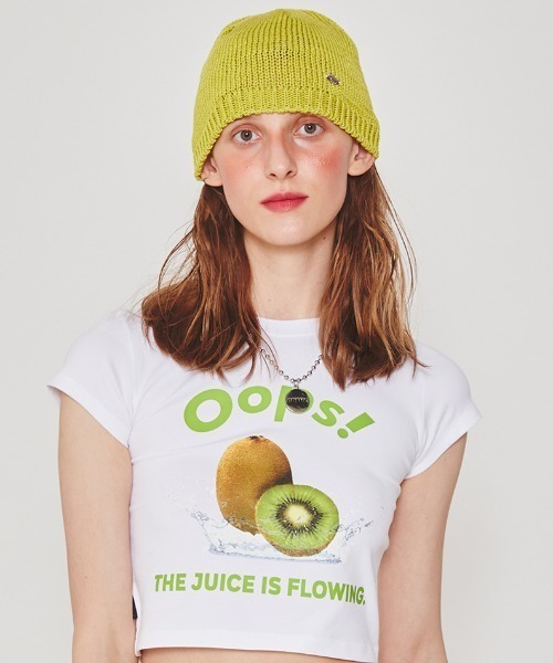 A'GAM/9×.kom『CRANK/クランク』FRUIT PRINTING TOP /フルーツ
